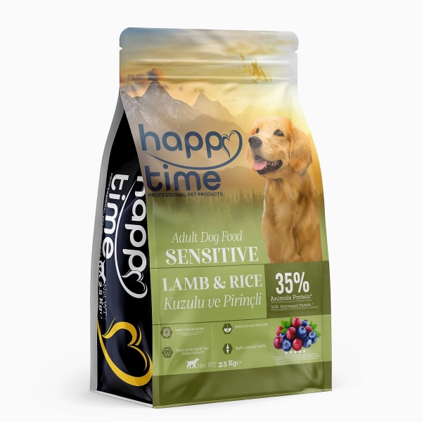 HAPPY TİME KUZULU YETİŞKİN KÖPEK MAMASI 2.5 KG
