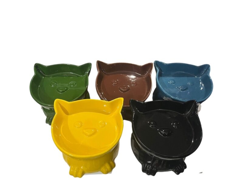 AYAKLI KULAKLI SERAMİK MAMA KABI